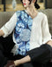 Women's Printed Embroidery Linen Shirt Accessories 41.00