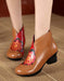 Women's Printed Ethnic Style Chunky Boots Aug Shoes Collection 2021 71.60