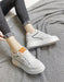 Women's Casual White Leather Sneakers Jan New Trends 2021 55.30