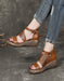 Women's Summer Wedge Ankle Strap Sandals June Shoes Collection 2021 96.50