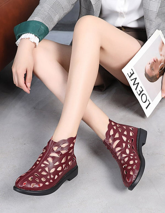 Women's Summer Breathable Hollow Sandals Boots April Shoes Trends 2021 69.60