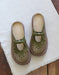 Women's Summer Flower Retro Platform Slippers June Shoes Collection 2021 75.00