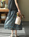 Women's Summer Linen Retro Floral Skirt New arrivals Women's Clothing 51.00
