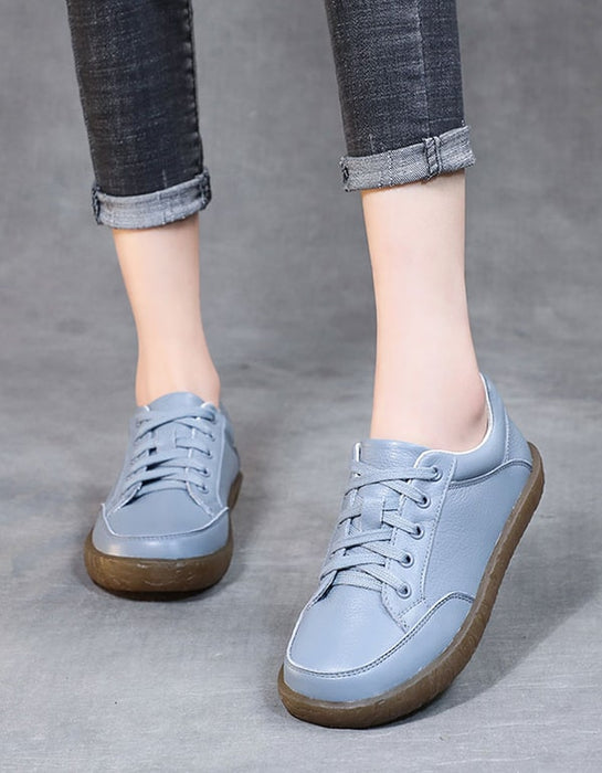 Women's Versatile Casual Soft Leather Sneakers July Shoes Collection 2021 77.70