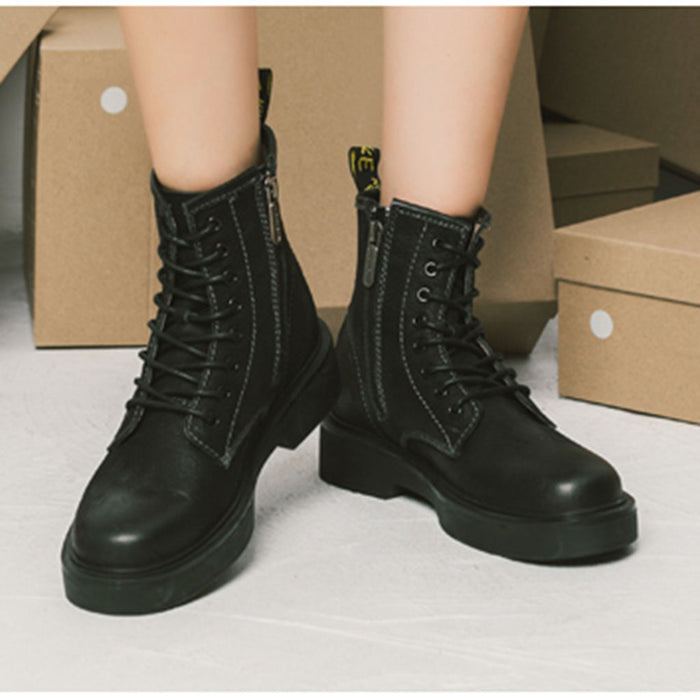 Non-slip Nubuck Leather British Style Doc Boots