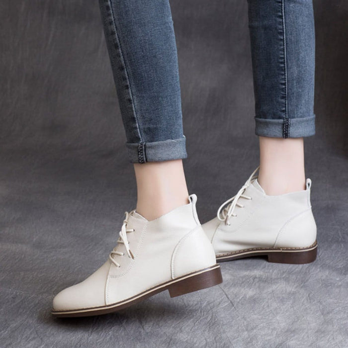 Women's Handsome Retro British Boots | Gift Shoes
