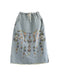 Women's Retro Embroidery Denim Skirt New arrivals Women's Clothing 45.80