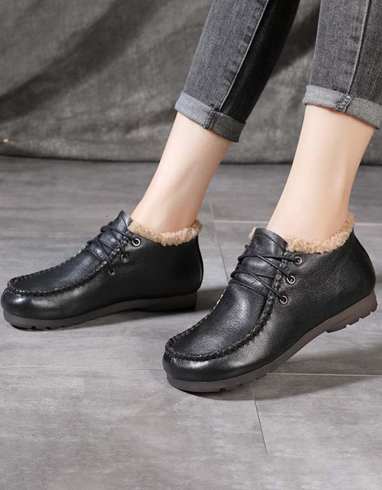 Round Head Comfortable Velvet Leather Flats Dec Shoes Collection 2021 79.00