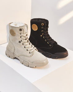Chunky Plush Martin Boots
