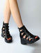Retro Rome Style Ankle Strappy Wedge Sandals Sep Shoes Collection 2021 75.00