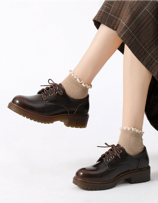 Classic Round Head Lace-up Mary Jane Shoes Feb Shoes Collection 2023 78.00