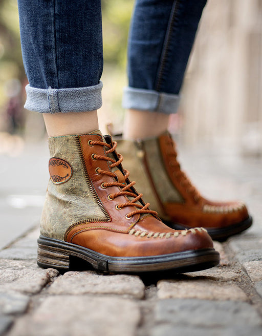 Autumn Winter Handmade Leather Stitching Ankle Boots 36-42 Dec Shoes Collection 2022 92.00