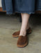 Women's Comfortable Leather Retro Slip-on Flats Sep Shoes Collection 2021 69.90