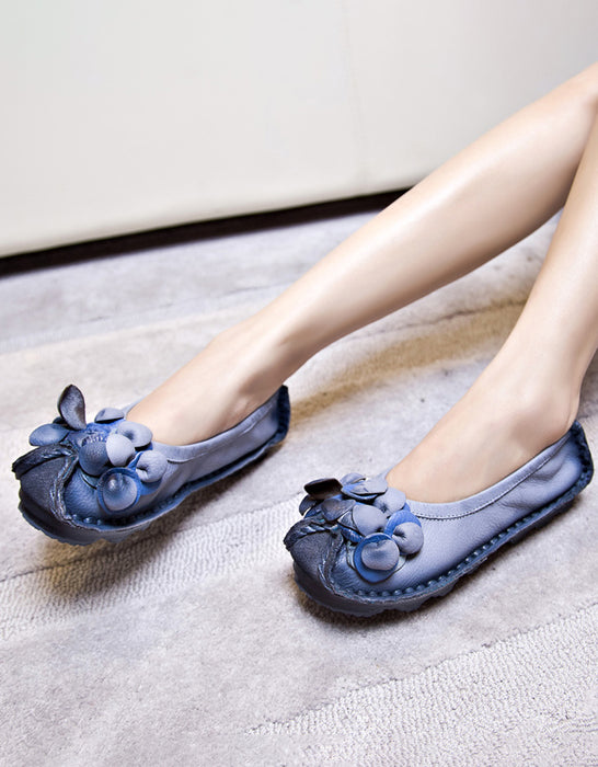 Handmade Comfortable Soft Leather Retro Flat Shoes May Shoes Collection 2022 99.50