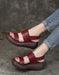 Handmade Retro Summer Wedge Sandals Slingback March Shoes Collection 2023 88.80