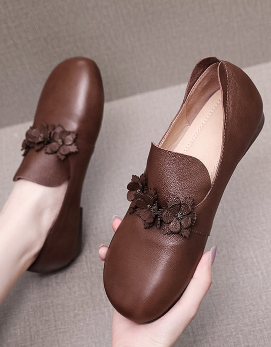 Spring Flower Retro Flat Shoes Feb Shoes Collection 2023 78.00