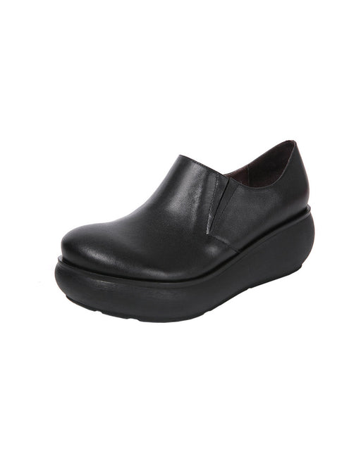Side Elastic Rounded Toe Wedge Comfortable Shoes Feb New 2020 93.50