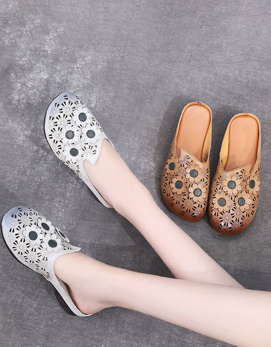 Comfortable Retro Flower Slippers 35-41 Sep Shoes Collection 2022 59.45