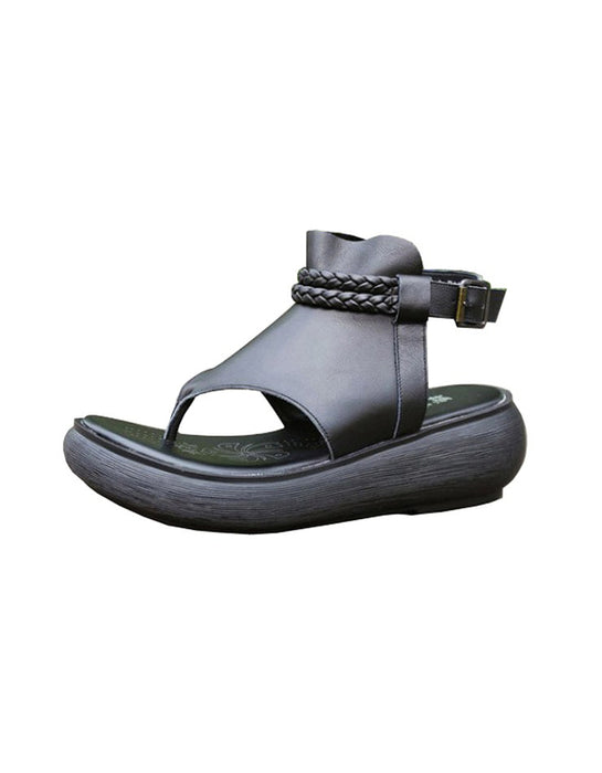 Handmade Retro Flip-Flop Sandals Slingback July New Arrivals 2020 78.00