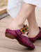 Spring Handmade Flowers Retro Leather Slippers June New 2020 85.16
