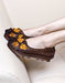 Handmade Flowers Comfortable Retro Flat Shoes May Shoes Collection 2022 99.50